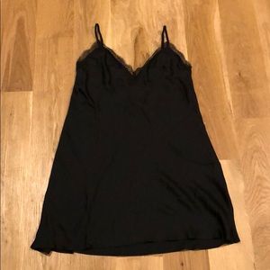 Victoria’s Secret Black Nightie with Lace Accents